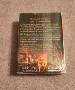 Lord of The Rings TCG Mines of Moria Gimli Starter 63-card Deck Sealed - Image 2