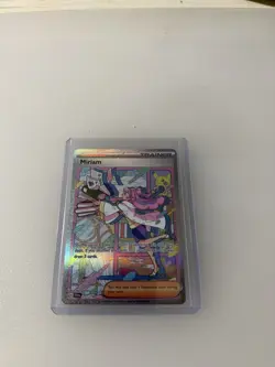 Pokemon TCG Miriam Scarlet & Violet Holo Special Trainer Card 251/198 Base Set - Image 1