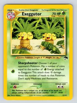 MP Exeggutor 13/18 Southern Islands Regular Pokemon Card - Image 1