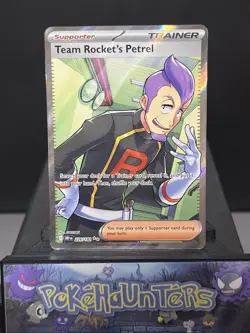 Pokemon Card Team Rocket's Petrel 226/182 Full Art Ultra Rare Destined Rivals NM - Image 1