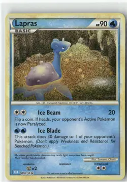 Lapras, Pokemon Trading Card Game Classic Classic Collection, 008/034 NM - Image 1
