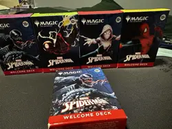 NYCC 2025 Magic The Gathering Marvel Spider-Man Welcome Deck -5 Decks NEW/sealed - Image 1