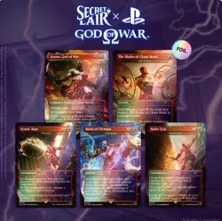 Sealed MTG PlayStation Secret Lair x God of War: Greek Foil Edition (Presale) - Image 1