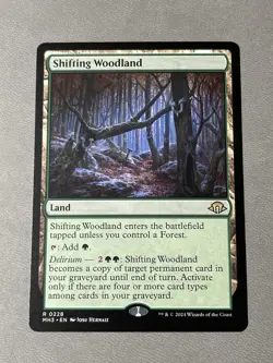 MTG Shifting Woodland NM-Mint Modern Horizons 3 - Image 1