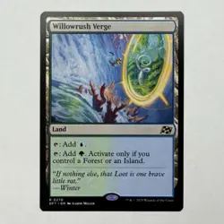 MTG Willowrush Verge Aetherdrift 0019 Regular NM Pack Fresh - Image 1