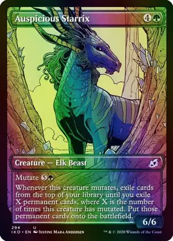 Auspicious Starrix (Showcase) Ikoria: Lair of Behemoths NM Foil - Image 1