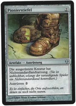 TOP Pionierstiefel / Trailblazer's Boots - ZENDIKAR - deutsch (near-mint -) - Image 1