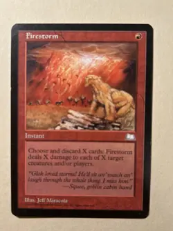 Firestorm - Weatherlight (WTH) - MTG - NM Unplayed - Image 1