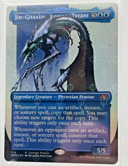 NM - Jin-Gitaxias, Progress Tyrant, #0514 - Step-and-compleat Foil - Kamigawa - Image 1