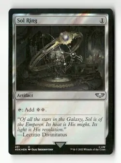 Sol Ring (251) (Surge Foil) Universes Beyond: Warhammer 40,000 #251 Uncommon - Image 1