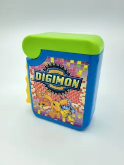 Vintage Digimon 2000 Card Dispenser Fox Kids Digi Battle Bandai - Image 1
