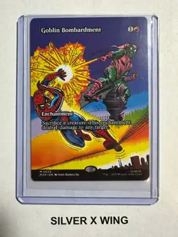 Goblin Bombardment Borderless x1, MTG, Spiderman, Magic the Gathering, NM - Image 1