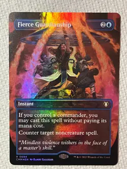 Fierce Guardianship Foil Extended Art MTG - Image 1