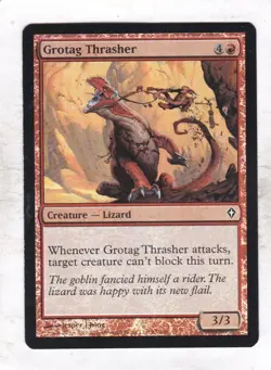 Magic MTG Worldwake: Foil: Grotag Thrasher - Image 1