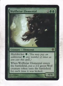 Magic MTG Worldwake: Foil: Wolfbriar Elemental - Image 1