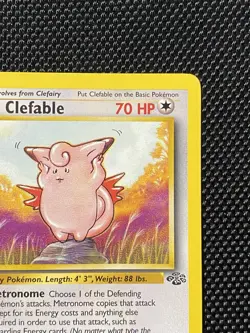 1st Edition WOTC - Clefable 17/64 - Jungle Set Pokemon Card - Image 3
