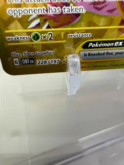 2023 Pokemon Obsidian Flames Charizard EX GOLD Hyper Rare 228/197 - Image 3