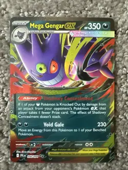 Pokemon TCG Mega Gengar Ex Promo 056/094 Mega Battle Deck - Image 1