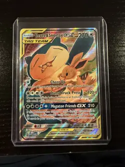 Eevee & Snorlax GX - SM169 - Pokemon Sun & Moon Promo - Mint/Near Mint - Image 1
