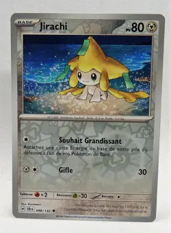 Carte Pokemon Reverse Jirachi 098/142 - 80 PV SCR Couronne Stellaire FR NEUF - Image 1