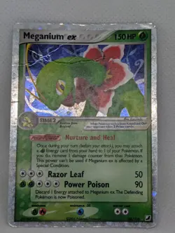 Meganium ex 106/115 Unseen Forces Holo Rare Pokemon TCG Nintendo vintage - Image 3