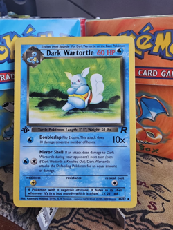 Dark Wartortle 46/82 Team Rocket 1st Edition Vintage Pokemon Card MINT/NM - Image 1