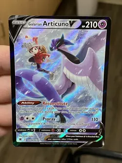 Pokemon TCG Astral Radiance Galarian Moltres Zapdos Articuno V NM - Image 3