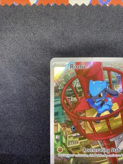 Pokemon TCG Riolu Mega Evolution Black Star Promo 010 Near Mint - Image 4