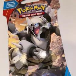 Pokemon XY Primal Clash 2015 Sleeved Booster Pack (Aggron Art) Factory Sealed - Image 2