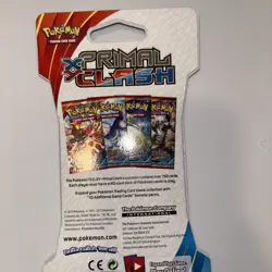 Pokemon XY Primal Clash 2015 Sleeved Booster Pack (Aggron Art) Factory Sealed - Image 3
