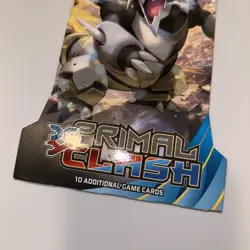 Pokemon XY Primal Clash 2015 Sleeved Booster Pack (Aggron Art) Factory Sealed - Image 4
