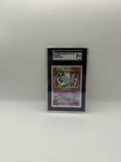 2002 Pokemon Legendary Collection #29 Mewtwo Reverse Holo SGC 7 - Image 1