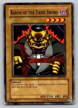 Yu-Gi-Oh! Baron Of The Fiend Sword SDY-036 - Image 1