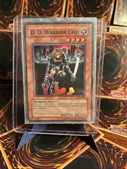 Yu-Gi-Oh TCG D.D. Warrior Lady Super Rare Unlimited Card DCR-027 - Image 1