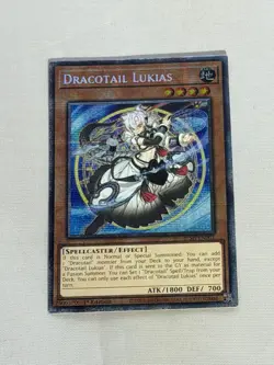 Yu-Gi-Oh Starlight Rare Dracotail Lukias JUSH-EN001 - Image 1