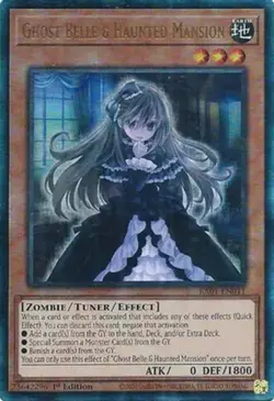 Yugioh! Ghost Belle & Haunted Mansion - RA01-EN011 - Prismatic Ultimate Rare - 1 - Image 1