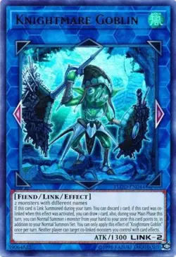 Yugioh! Knightmare Goblin - FLOD-EN044 - Ultra Rare - Unlimited Edition Near Min - Image 1