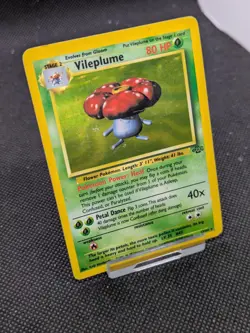 Vileplume 15/64 Holo Jungle Set Pokemon Card WOTC Played - Image 2