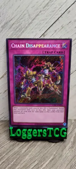 Yu-Gi-Oh! Chain Disappearance OFF CENTER / LCKC-EN094 UNLIMITED NM - Image 1