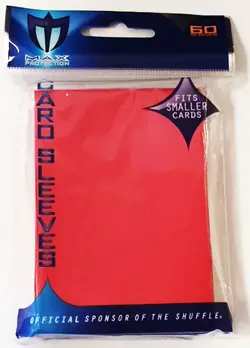 Max Pro Card Supplies YUGIOH Deck Protector Sleeves Ultra Quality Red 60 Count - Image 1