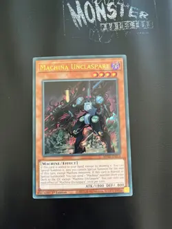 YUGIOH MACHINA UNCLASPARE ULTRA RARE MP22-EN014 1ST EDITION - Image 1