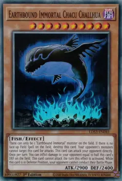 LDS3-EN041 EARTHBOUND IMMORTAL CHACU CHALLHUA COMMON 1ST EDITION YuGiOh CARD - Image 1