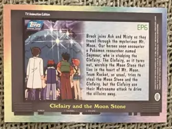 Pokemon Topps Card - EP6 Clefairy and the Moon Stone - Image 2
