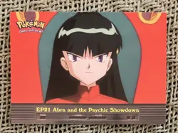 Pokemon Topps Card - EP21 Abra and the Psychic Showdown - Image 1