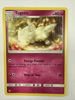 Pokemon Card TCG Togetic Unbroken Bonds Uncommon 137/214 Near Mint - Image 1