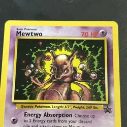 Pokemon Mewtwo Black Star Promo Card #14 - Image 3