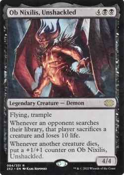 Ob Nixilis, Unshackled [Double Masters 2022] Magic MTG NM Card - Image 1