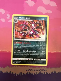 Pokemon Card Hydreigon Dragon Majesty Reverse Holo Rare 33/70 Near Mint - Image 1