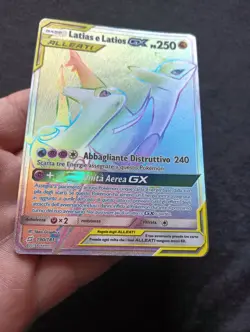 Pokemon Card ITA Latias E Latios GX 190/181 Hyper Gioco Di Squadra . - Image 3