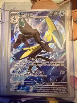 Inteleon 142/132 Illustration Rare IR Holo Mega Evolution Pokemon TCG Card - Image 1